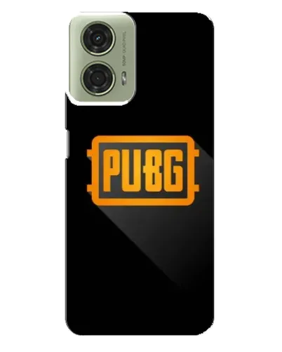 Чехол для Motorola MOTO G24 с картинкой «PUBG — рамка лого»