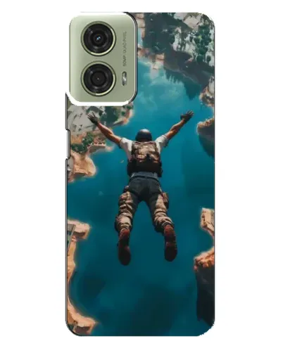 Чехол для Motorola MOTO G24 с картинкой «PUBG — свободное падение»