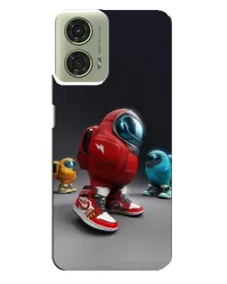 Чехол для Motorola MOTO G24 с картинкой «Among Us — 3D стиль» Чехол для Motorola MOTO G24 с картинкой «Among Us — 3D стиль»