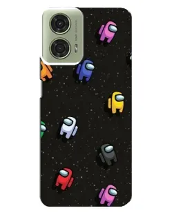 Чехол для Motorola MOTO G24 с картинкой «Космический паттерн Among Us» Чехол для Motorola MOTO G24 с картинкой «Космический паттерн Among Us»