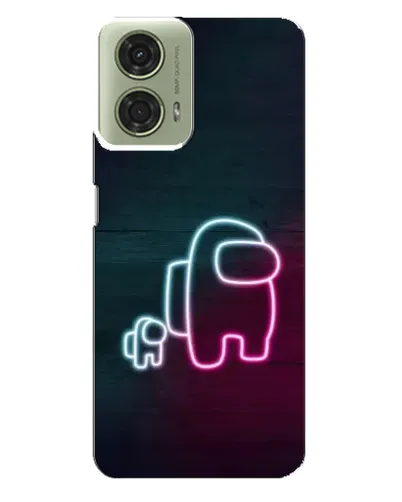 Чехол для Motorola MOTO G24 с картинкой «Among Us неон-арт» Чехол для Motorola MOTO G24 с картинкой «Among Us неон-арт»