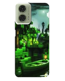 Чехол для Motorola MOTO G24 с картинкой «Minecraft лесной пейзаж» Чехол для Motorola MOTO G24 с картинкой «Minecraft лесной пейзаж»