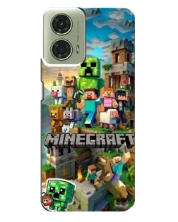 Чехол для Motorola MOTO G24 с картинкой «Замок Minecraft» Чехол для Motorola MOTO G24 с картинкой «Замок Minecraft»