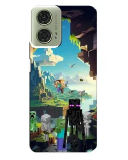 Чехол для Motorola MOTO G24 с картинкой «Эндермен в лесу» Чехол для Motorola MOTO G24 с картинкой «Эндермен в лесу»