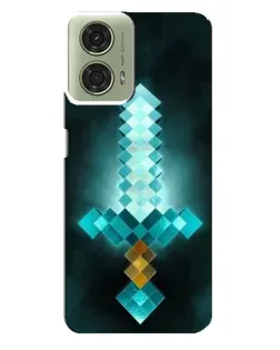 Чехол для Motorola MOTO G24 с картинкой «Алмазный меч неон» Чехол для Motorola MOTO G24 с картинкой «Алмазный меч неон»