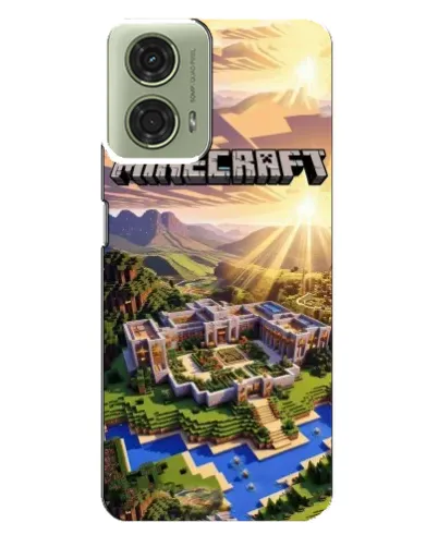 Чехол для Motorola MOTO G24 с картинкой «Minecraft панорама» Чехол для Motorola MOTO G24 с картинкой «Minecraft панорама»