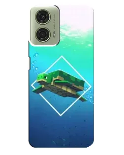 Чехол для Motorola MOTO G24 с картинкой «Черепаха Minecraft» Чехол для Motorola MOTO G24 с картинкой «Черепаха Minecraft»
