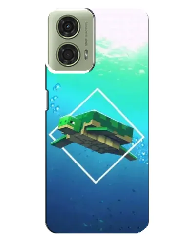 Чехол для Motorola MOTO G24 с картинкой «Черепаха Minecraft» Чехол для Motorola MOTO G24 с картинкой «Черепаха Minecraft»