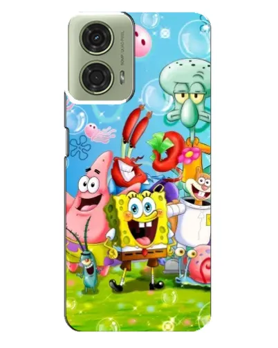 Чехол для Motorola MOTO G24 с картинкой «Губка Боб и друзья» Чехол для Motorola MOTO G24 с картинкой «Губка Боб и друзья»