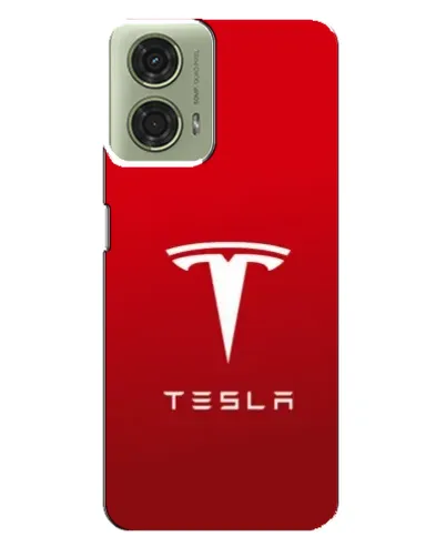 Чехол для Motorola MOTO G24 с картинкой «Tesla Red Classic»
