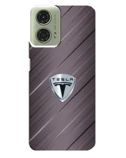Чехол для Motorola MOTO G24 с картинкой «Металлическая текстура Tesla» Чехол для Motorola MOTO G24 с картинкой «Металлическая текстура Tesla»