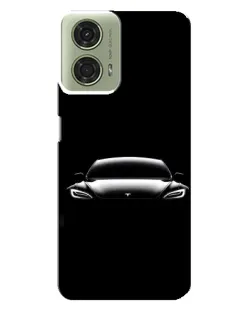 Чехол для Motorola MOTO G24 с картинкой «Фары Tesla Night» Чехол для Motorola MOTO G24 с картинкой «Фары Tesla Night»