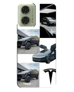 Чехол для Motorola MOTO G24 с картинкой «Коллаж Cybertruck Tesla» Чехол для Motorola MOTO G24 с картинкой «Коллаж Cybertruck Tesla»