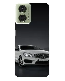 Чехол для Motorola MOTO G24 с картинкой «Mercedes AMG GT Silver»