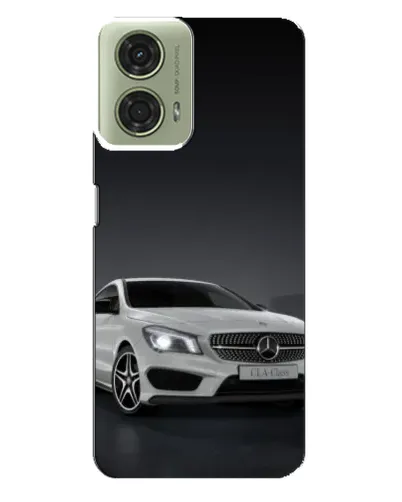 Чехол для Motorola MOTO G24 с картинкой «Mercedes AMG GT Silver»