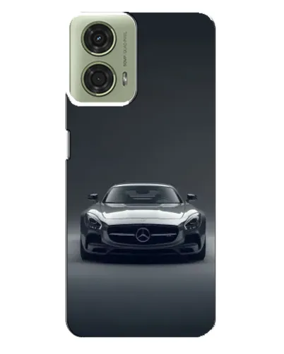 Чехол для Motorola MOTO G24 с картинкой «Mercedes на черном»