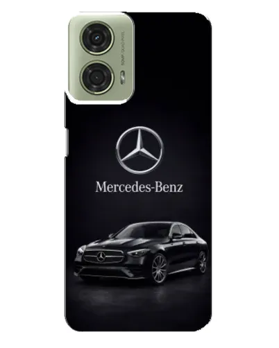 Чехол для Motorola MOTO G24 с картинкой «Mercedes — решетка радиатора»