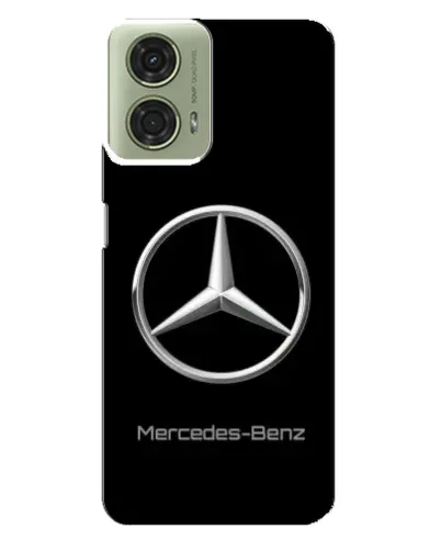 Чехол для Motorola MOTO G24 с картинкой «Mercedes Silver Logo»