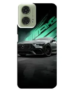 Чехол для Motorola MOTO G24 с картинкой «Темный Mercedes AMG»