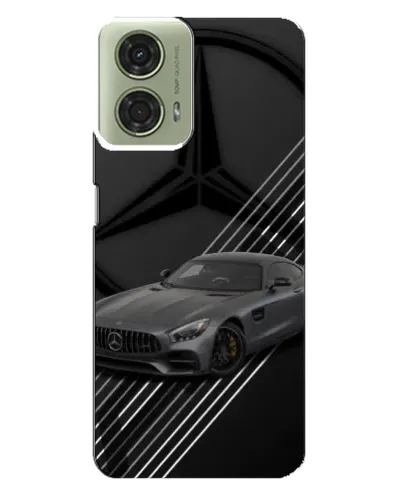 Чехол для Motorola MOTO G24 с картинкой «Mercedes AMG — графика»
