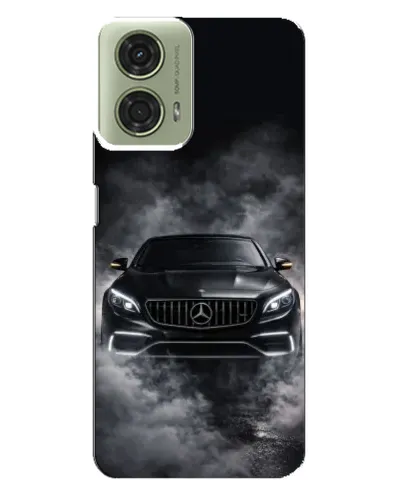 Чехол для Motorola MOTO G24 с картинкой «Mercedes в дыму»