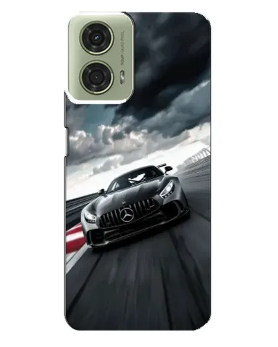 Чехол для Motorola MOTO G24 с картинкой «Гоночный Mercedes AMG»