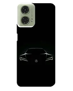 Чехол для Motorola MOTO G24 с картинкой «Mercedes — силуэт авто» Чехол для Motorola MOTO G24 с картинкой «Mercedes — силуэт авто»