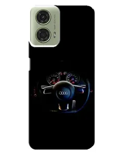 Чехол для Motorola MOTO G24 с картинкой «Салон Audi — руль» Чехол для Motorola MOTO G24 с картинкой «Салон Audi — руль»