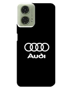 Чехол для Motorola MOTO G24 с картинкой «Классическое лого Audi»