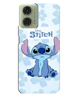 Чехол для Motorola MOTO G24 с картинкой «Stitch среди цветов» Чехол для Motorola MOTO G24 с картинкой «Stitch среди цветов»