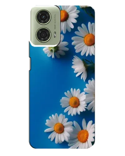 Чехол для Motorola MOTO G24 с картинкой «Белоснежные маргаритки»