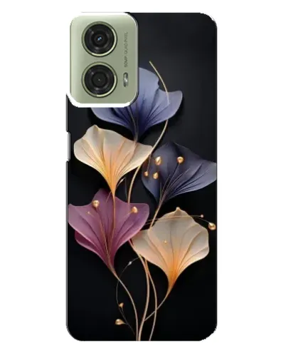 Чехол для Motorola MOTO G24 с картинкой «Лиловые цветы грации»