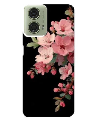 Чехол для Motorola MOTO G24 с картинкой «Розовая ветка сакуры»