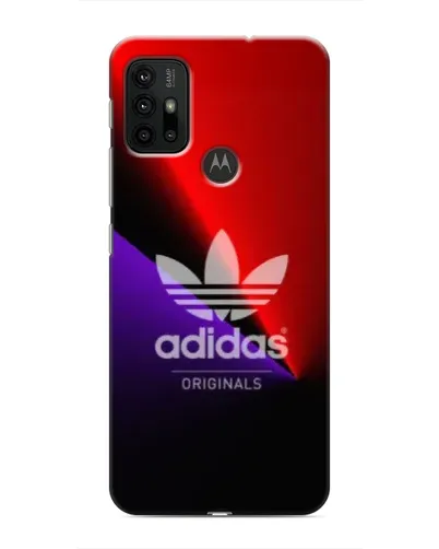 Чехол для Motorola MOTO G30 с картинкой «Adidas Red Neon»