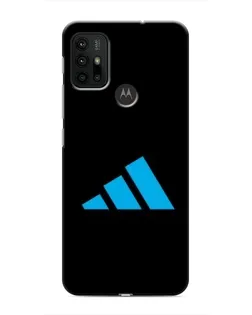 Чехол для Motorola MOTO G30 с картинкой «Adidas Cyan Logo»
