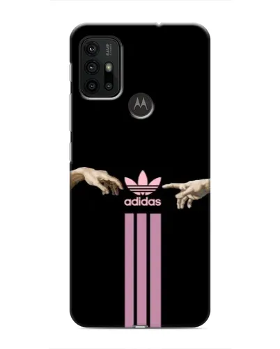 Чехол для Motorola MOTO G30 с картинкой «Adidas Hands»