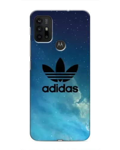 Чехол для Motorola MOTO G30 с картинкой «Adidas Stone Logo»