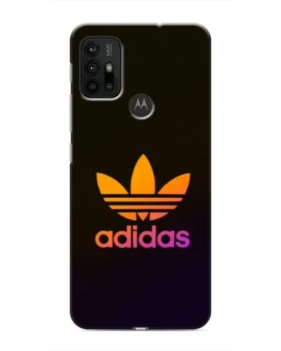 Чехол для Motorola MOTO G30 с картинкой «Градиент Adidas»