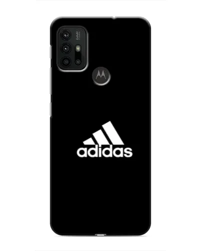Чехол для Motorola MOTO G30 с картинкой «Черная классика Adidas»