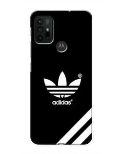 Чехол для Motorola MOTO G30 с картинкой «Adidas с диагональными полосами»