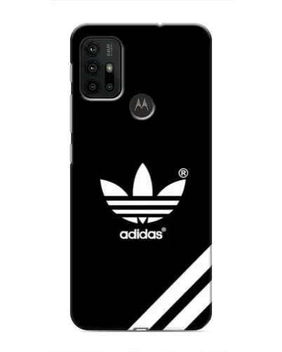 Чехол для Motorola MOTO G30 с картинкой «Adidas с диагональными полосами»