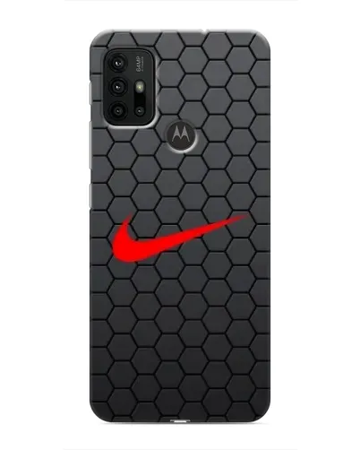 Чехол для Motorola MOTO G30 с картинкой «Nike — карбоновая сетка» Чехол для Motorola MOTO G30 с картинкой «Nike — карбоновая сетка»