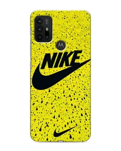 Чехол для Motorola MOTO G30 с картинкой «Желтый текстурный Nike» Чехол для Motorola MOTO G30 с картинкой «Желтый текстурный Nike»
