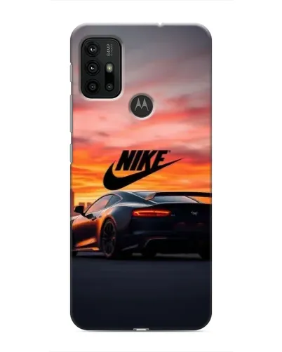 Чехол для Motorola MOTO G30 с картинкой «Nike и суперкар» Чехол для Motorola MOTO G30 с картинкой «Nike и суперкар»