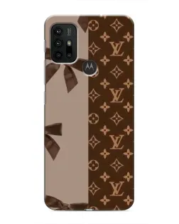 Чехол для Motorola MOTO G30 с картинкой «Louis Vuitton — банты»