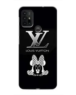 Чехол для Motorola MOTO G30 с картинкой «LV и Минни Маус»
