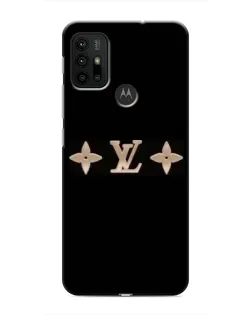 Чехол для Motorola MOTO G30 с картинкой «Louis Vuitton — минимализм»