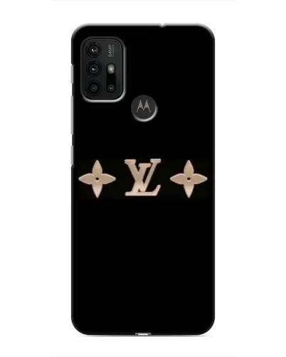 Чехол для Motorola MOTO G30 с картинкой «Louis Vuitton — минимализм»