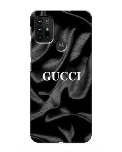 Чехол для Motorola MOTO G30 с картинкой «Gucci — шелковые волны»
