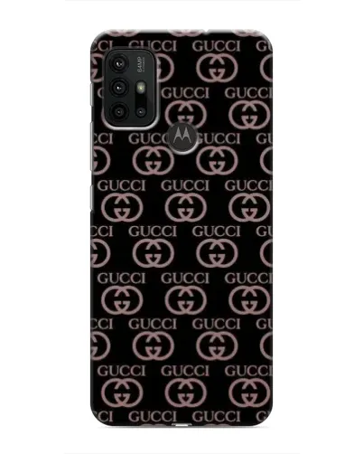 Чехол для Motorola MOTO G30 с картинкой «Классическая монограмма Gucci»